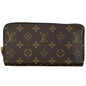 Louis Vuitton Zippy Wallet Compartment Zip Long Monogram Brown